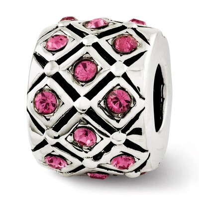 October Swarovski Elements Bead Sterling Silver QRS2686OCT, MPN: QRS2686OCT, 886774992358