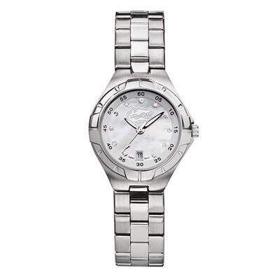University of Florida Gator Head Pearl Woman&#39;s Bracelet Watch UFL118