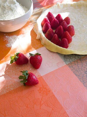 Le Jacquard Francais Marie Galante Mango Coated Placemat 21 X 15 Inch 24168 Set of 4, MPN: 24168, 3…