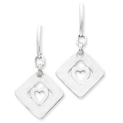 Hammered Earrings Sterling Silver QE3381