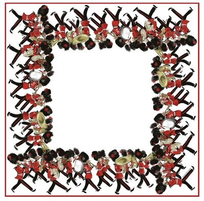 Halcyon Days TR Marching down The Mall 90cm x 90cm 100% Silk Scarf SATMM01SS90, MPN: SATMM01SS90,