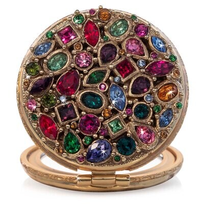 Jay Strongwater Round Jeweled Compact Mirror SCB8085-250, MPN: SCB8085-250, 848510042024