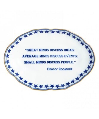 Mottahedeh Great MindsÉ. Eleanor Roosevelt, Ring Tray S2837, MPN: S2837,