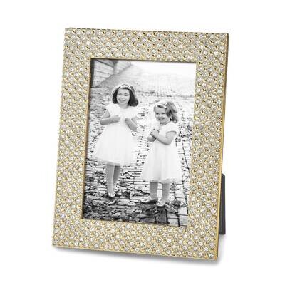 Crystal Embellished 4X6 Photo Picture Frame Brass-plated JCG114, MPN: JCG114,