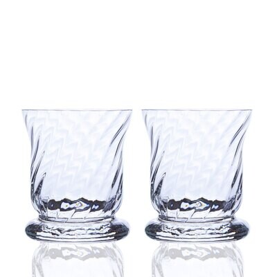 Caskata Quinn Optic Votive Set of 2 Clear GL-VOTIVE-000, MPN: GL-VOTIVE-000, 817325013925