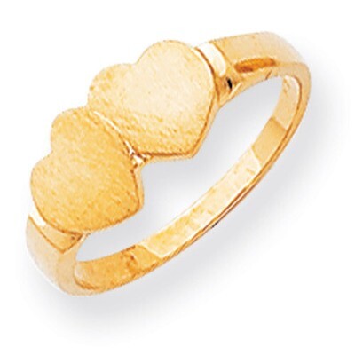 Signet Ring 14k Gold RS517, MPN: RS517, 883957443072