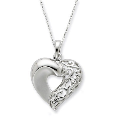 Close To My Heart 18in Necklace Sterling Silver QSX334, MPN: QSX334, 883957321936