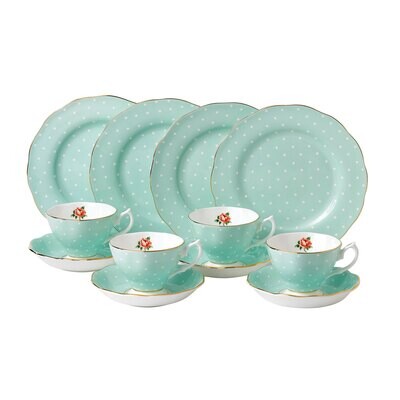Royal Albert Polka Rose Entertaining Set 40028802, MPN: 40028802, 701587343879