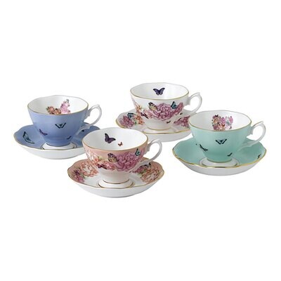 Royal Albert Friendship Teacup &amp; Saucer Set of 4 1056231, MPN: 1056231, 701587439701