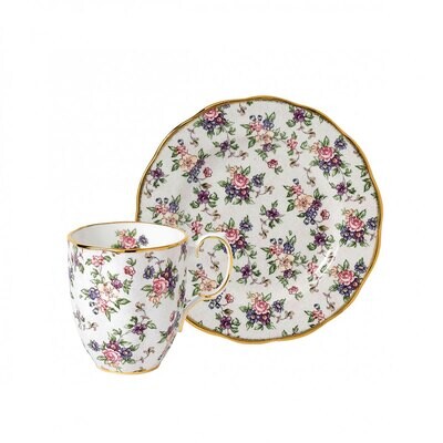 Royal Albert 100 Years 1940 2-Piece Set Mug &amp; Plate 8 Inch English Chintz 40035588, MPN: 40035588, …