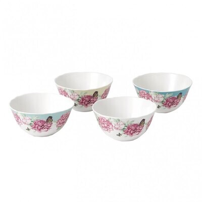 Royal Albert Everyday Friendship Cereal Bowl Set of 4 Mixed Colors, MPN: 40033980, 701587396219