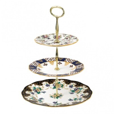 Royal Albert 100 Years Cake Stand Three-Tier English Chintz Regency &amp; Duchess, MPN: 40034003, 70158…