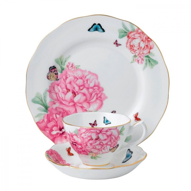Royal Albert Friendship 3-Piece Set Teacup Saucer &amp; Plate 8 Inch 40010579
