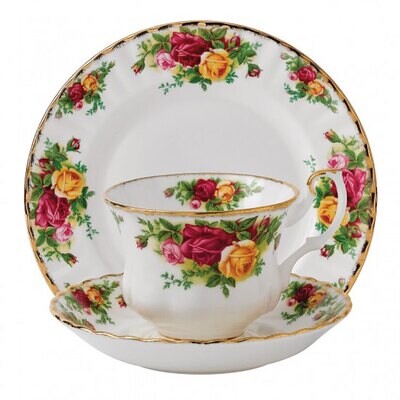 Royal Albert Old Country Roses 3-Piece Set Teacup Saucer &amp; Plate 8 Inch 40014088, MPN: 40014088, 70…