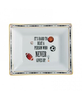 Mottahedeh Never Give up... SportsÉ..Rectangular Ring Tray S2827, MPN: S2827,