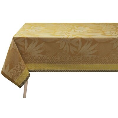 Le Jacquard Francais Nature Sauvage Yellow Tablecloth 69 x 98 Inch 27436, MPN: 27436, 3660269274368