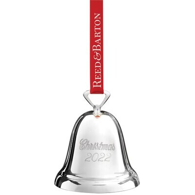 Reed and Barton 2022 Silverplate Christmas Annual Bell 894219, MPN: 894219, 735092268938