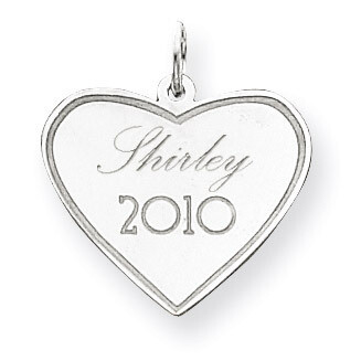 Personalized Graduation Charm 14k White Gold XNA369W, MPN: XNA369W, 886774129730