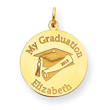Personalized Graduation Charm 14k Gold XNA361Y, MPN: XNA361Y, 886774129662