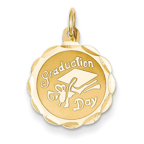 Graduation Day Charm 14k Gold XAC35