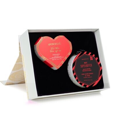 Spongelle Valentine&#39;S Day Gift Set For The Two Of Us Pack of 3 AST-GSVDAY-FOR2