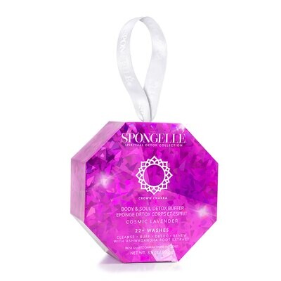 Spongelle Spiritual Detox Body Wash Infused Buffer Cosmic Lavender Rose Quartz Pack of 6 AST-SDBBRQ