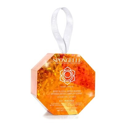 Spongelle Spiritual Detox Body Wash Infused Buffer Jasmine Stars Carnelian Pack of 6 AST-SDBBCN