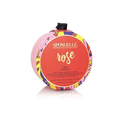 Spongelle Flower Child 2020 Rose 3Oz Pack of 6 AST-BCDFCR