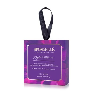 Spongelle Boxed White Flower Night Jasmine White 14+ Washes 3Oz Pack of 6 AST-BCDBNJ