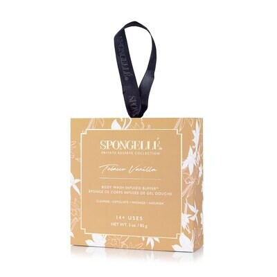 Spongelle Boxed White Flower Tobacco Vanilla White 14+ Washes 3Oz Pack of 6 AST-BCDBTV