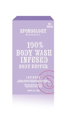 Spongelle Spongology Body Buffer Lavender 20+ Uses Pack of 6 EST-BBLA