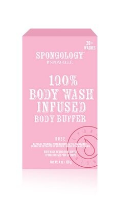 Spongelle Spongology Body Buffer Rose 20+ Uses Pack of 6 EST-BBRO