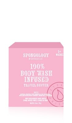 Spongelle Spongology Travel Buffer Rose 5+ Uses Pack of 6 EST-TBRO