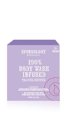 Spongelle Spongology Travel Buffer Lavender 5+ Uses Pack of 6 EST-TBLA