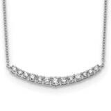 Vs/Si, D E F, Pendant with Chain 18 Inch 14k White Gold Lab Grown Diamond PM5927-050-WLD, MPN: PM59…