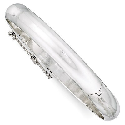 9.00mm Fancy Hinged Bangle Bracelet Sterling Silver QB29, MPN: QB29, 883957521800