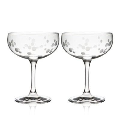 Caskata Chatham Pop Coupe Cocktail Glasses Set of 2 GL-CHTMCOUPE-100, MPN: GL-CHTMCOUPE-100, 816666…