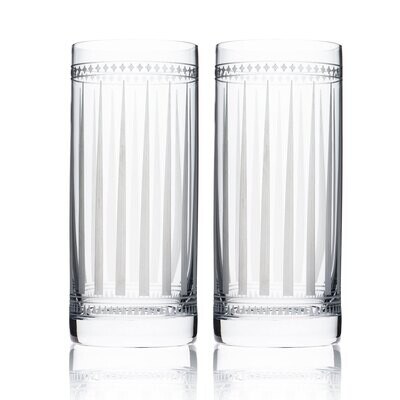 Caskata Marrakech Highball Glasses Set of 2 GL-TALLDRINK-170, MPN: GL-TALLDRINK-170, 817325010412