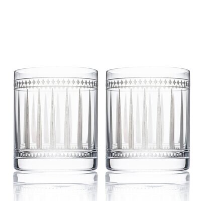 Caskata Marrakech On-the-Rocks Glasses Set of 2 GL-SHORTDRINK-170, MPN: GL-SHORTDRINK-170, 81732501…