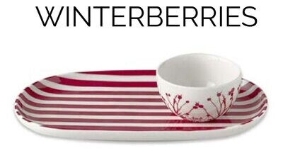 Caskata Winterberries Snack Set Red SNKST-560, MPN: SNKST-560, 817325010283
