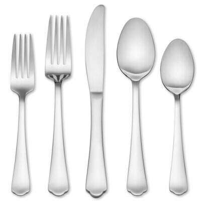 Hampton Forge Victoria Mirror 20 Piece Flatware Set 609Z020WBB, MPN: 609Z020WBB, 733652155681