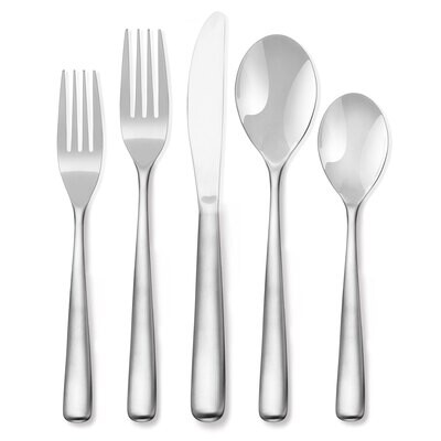 Hampton Forge Ella Satin Fade 20 Piece Flatware Set 725B020HFN, MPN: 725B020HFN, 733652161774