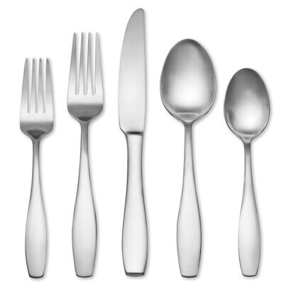 Hampton Forge Gourdon Satin 20 Piece Flatware Set 232B020HBB, MPN: 232B020HBB, 733652146078