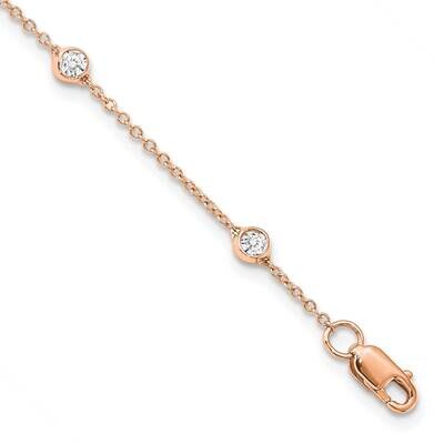 Vs/Si, D E F, Station Bracelet 8 Inch 14k Gold Lab Grown Diamond PM1008-050-RLD-8, MPN: PM1008-050-…