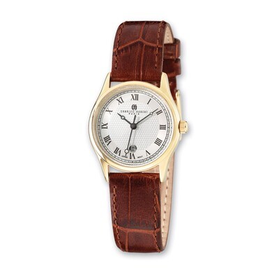 Ladies Charles Hubert IP-plated Stnlss Stl Leather Band 29mm Watch XWA2648, MPN: XWA2648, 811233017…