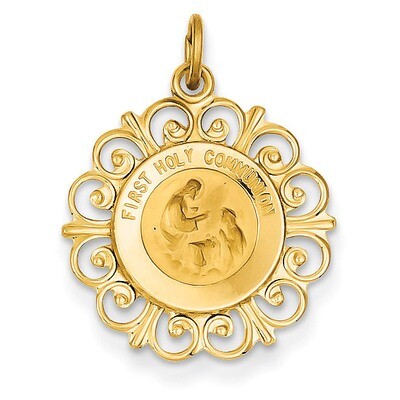 First Holy Communion Charm 14k Gold XR369, MPN: XR369, 883957145372