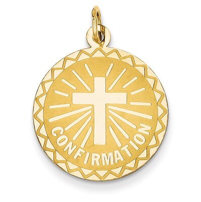 Confirmation Disc Charm 14k Gold XAC731, MPN: XAC731, 886774122762