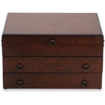 Reed and Barton Bristol Grande-Mahogany Brown Flatware Chest 43M, MPN: 43M, 730295043252