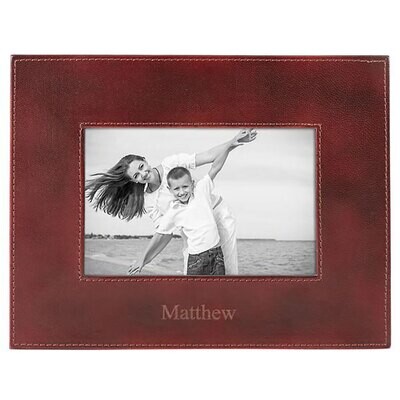 Reed and Barton Hudson Leather Picture Picture Frame 4 X 6 Inch, MPN: 885804, 735092263667