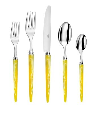 Capdeco Tang Yellow 5 Piece Place Setting TAN35-5SET, MPN: TAN35-5SET, 3700922741124